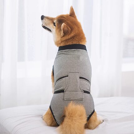 狗狗绝育服大型犬术后恢复服大狗宠物后背魔术贴全包防骚扰可调节