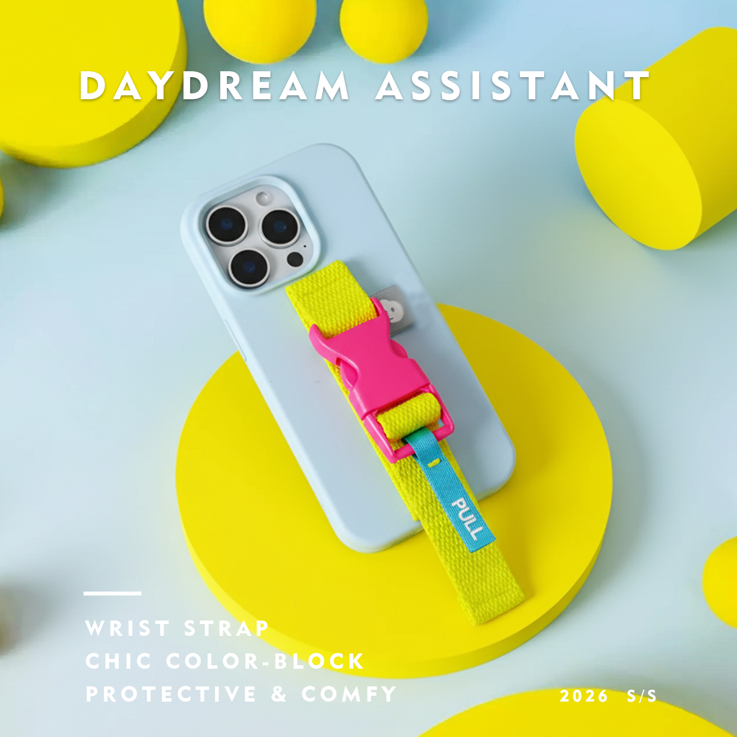 腕带手机壳iPhone17pro手机防摔神器iP16多巴胺撞色帆布带保护套适用苹果15plus斜挎支架液态硅胶壳ip14/ip13