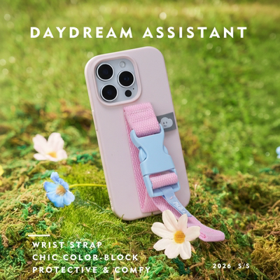 适用苹果17promax手机壳女腕带防摔液态硅胶粉蓝甜美风可定制iPhone16帆布带纯手工支架斜挎挂脖多功能保护套