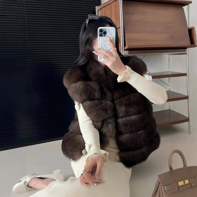 款一件外套毛皮毛毛跨境年轻草女