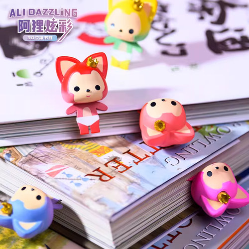 阿狸可爱3d立体动物书签创意礼品