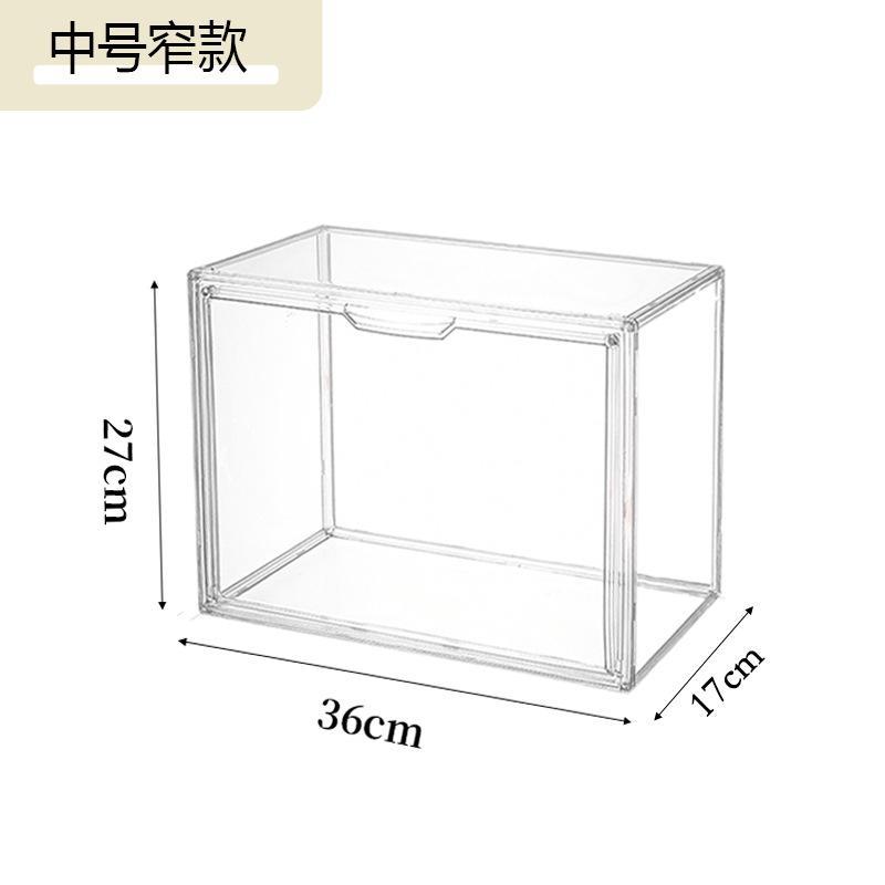 专辑收纳盒子防尘cd收纳盒桌面展示架透明亚克力收纳箱唱片置物架