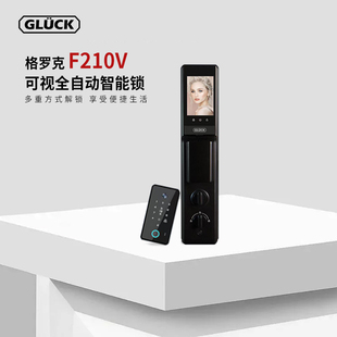 格罗克F210V嵌入式指纹锁刷卡密码识别智能锁