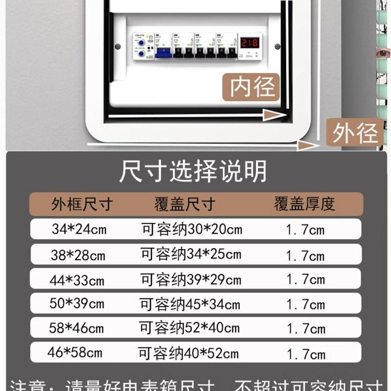 新款电表箱装饰画多媒体弱电箱遮挡挂画电闸配电箱网线盒简约壁画