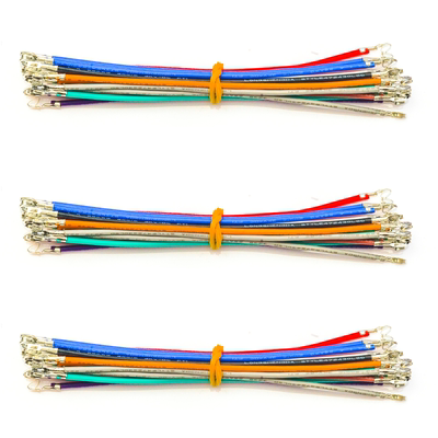 KF2510硅胶端子线 单双头压簧片不穿插壳 打端子线束电子连接软线