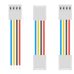 KK/KF2510端子线 22AWG耐高温硅胶软线大电流电子线2/3/4/5/6/8p