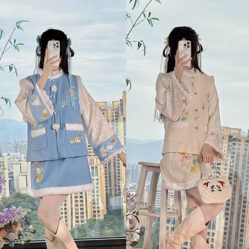 尚亿华庭原创汉服加绒马