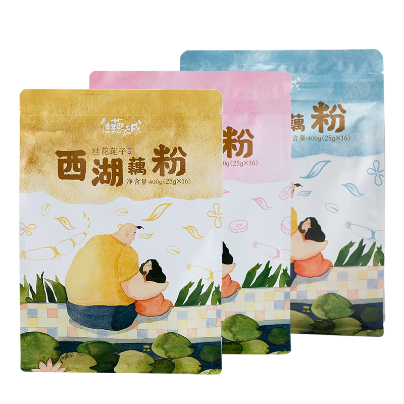 400g3袋西湖藕粉佳藕天成