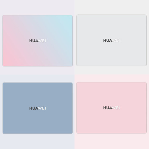 简约纯色笔记本华为电脑贴纸