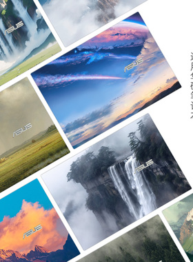 唯美风景笔记本贴膜适用华硕2025款无畏14 X1407C X1405 Pro15 X1605灵耀14AIR 16Pro A豆14天选Air电脑贴纸