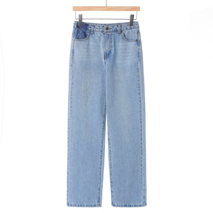 203 全棉无弹显高挑小直筒牛仔裤 春季 新款 专柜469 女装 祥