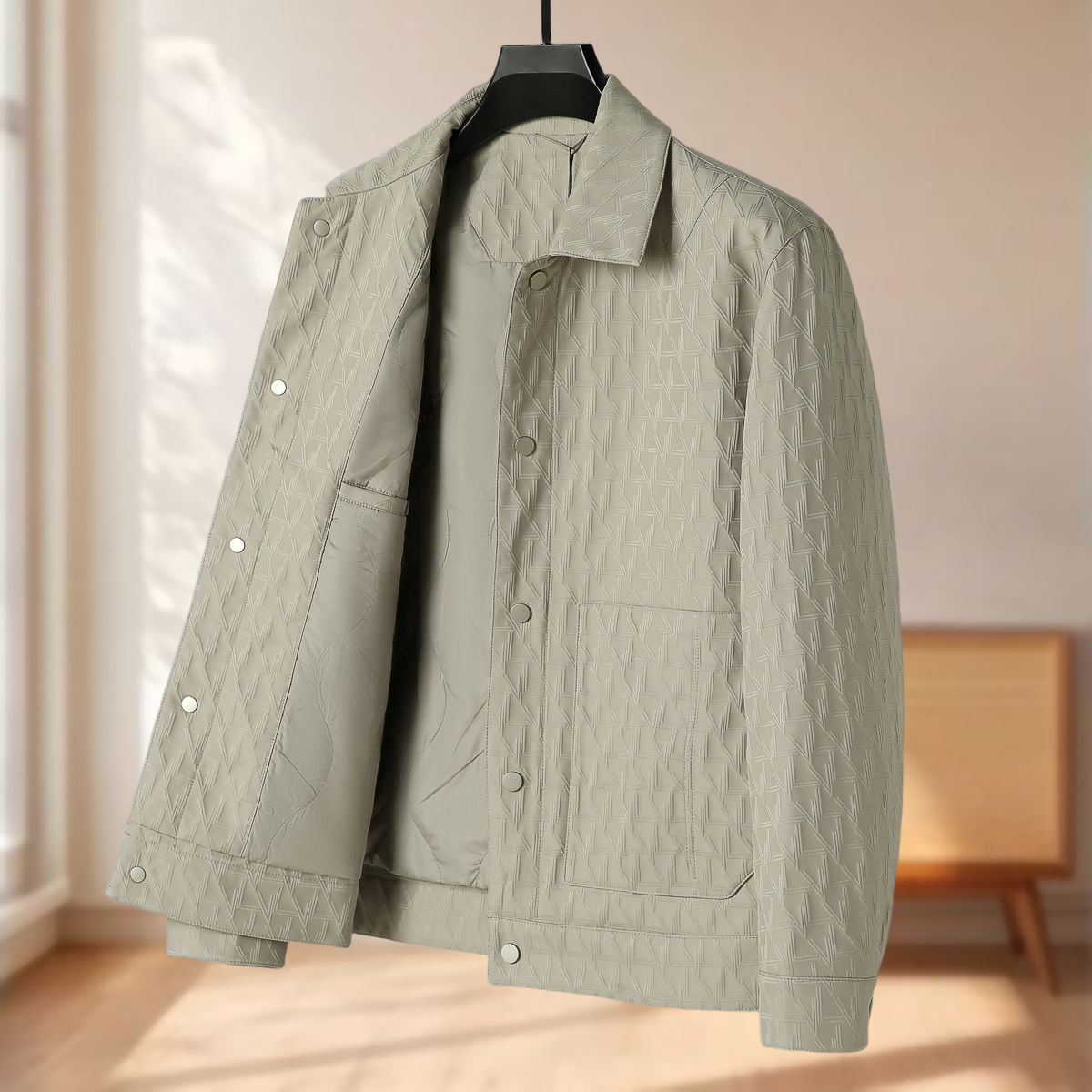 男装 【冰】轻便保暖基础摁扣款翻领棉衣027~冬季新款