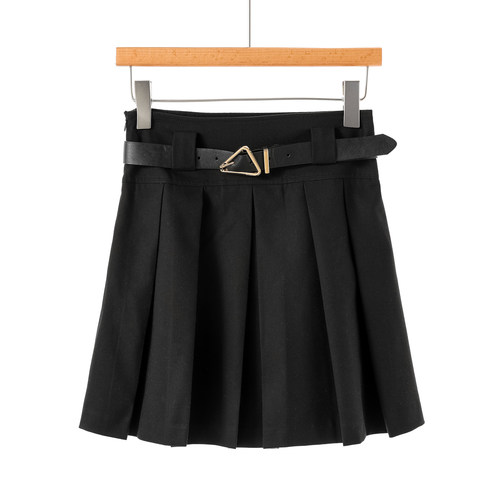 专柜598 21%再生纤维【QS】 百褶防走光短裙303~秋季新款女装