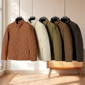 冰 5色可挑选灯芯绒立领摁扣羽绒服067 冬季 男装 新款