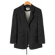 外套005 专柜1168 秋 翻边开叉袖 冰丝提花西装 100粘纤