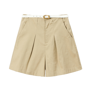 794 送腰带高腰A字阔腿短裤 夏季 新款 专柜479 女装 木X