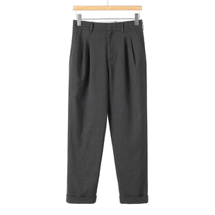 卷裤 脚拼折遮胯职场休闲裤 女装 帝 新款 冬装 夏季 699 036