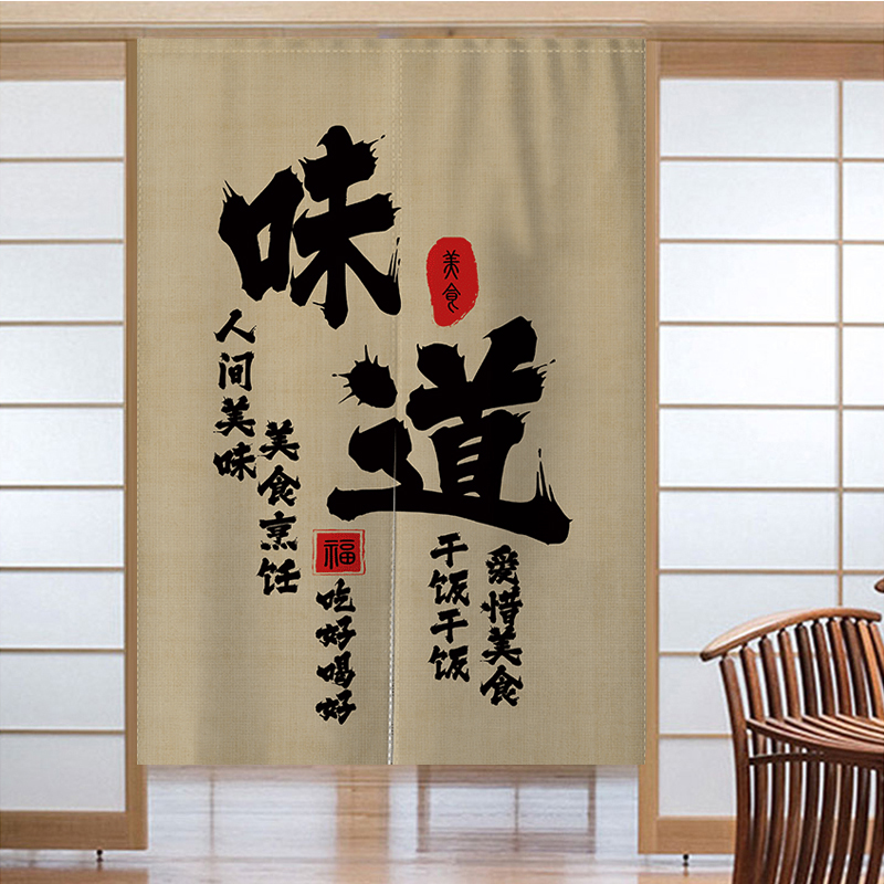 厨房门帘隔断窗防油专用饭店餐饮后厨遮挡半帘布S挂帘店铺商用定