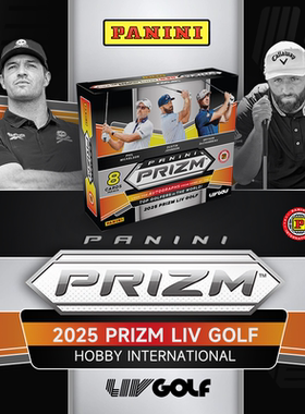 2025帕尼尼Prizm LIV Golf 高尔夫球星卡Hobby International版本