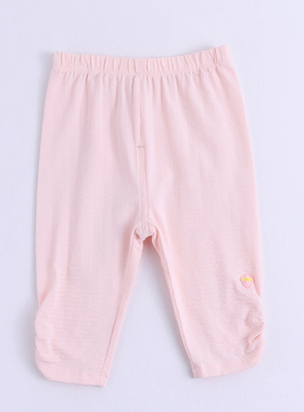 babe buddie女童夏季新款针织打底七分裤