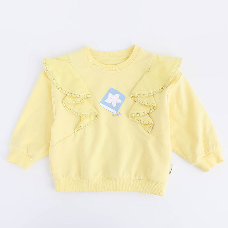 babe buddie【星兔奇缘】女童新款圆领卫衣