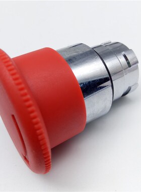 XB2金属蘑菇头紧急停止按钮开关头部 转动复位ZB2-BS54C