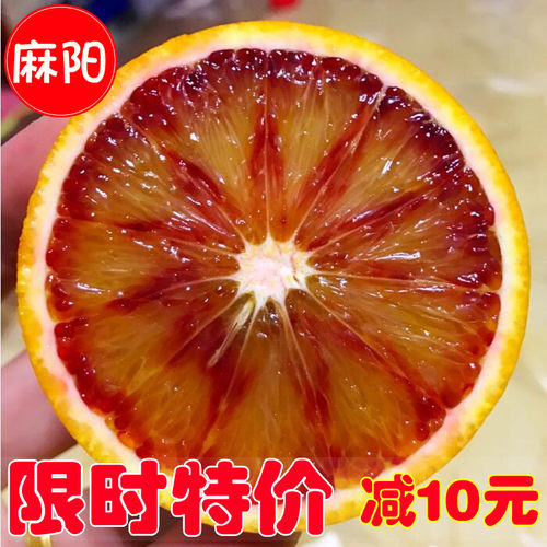 玫瑰香血橙红肉当季水果薄皮湖南