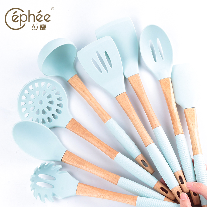 cephee/硅胶锅铲专用汤饭勺炒菜