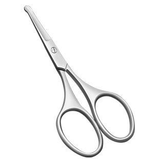 圆头鼻毛剪修剪器鼻毛剪刀男士专用手动鼻孔小剪刀胡须鼻子神器女