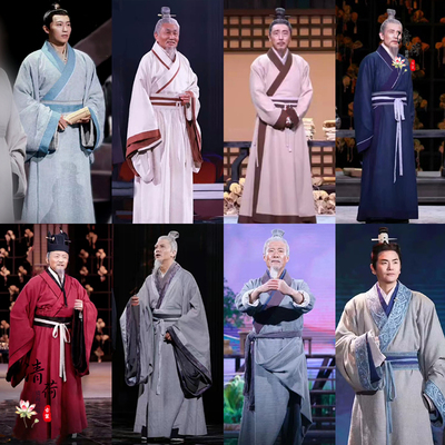 东汉春秋时期男士汉服