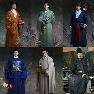 影视古装明制男士大臣服公子少爷服侍卫服武侠男剑客侠客演出服装