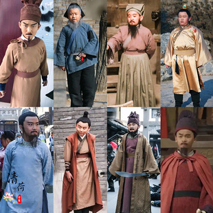 影视古装小戏骨水浒传宋朝李逵宋江鲁智深同款儿童话剧舞台演出服