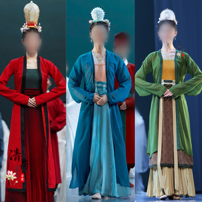 李清照同款女士汉服古典舞服