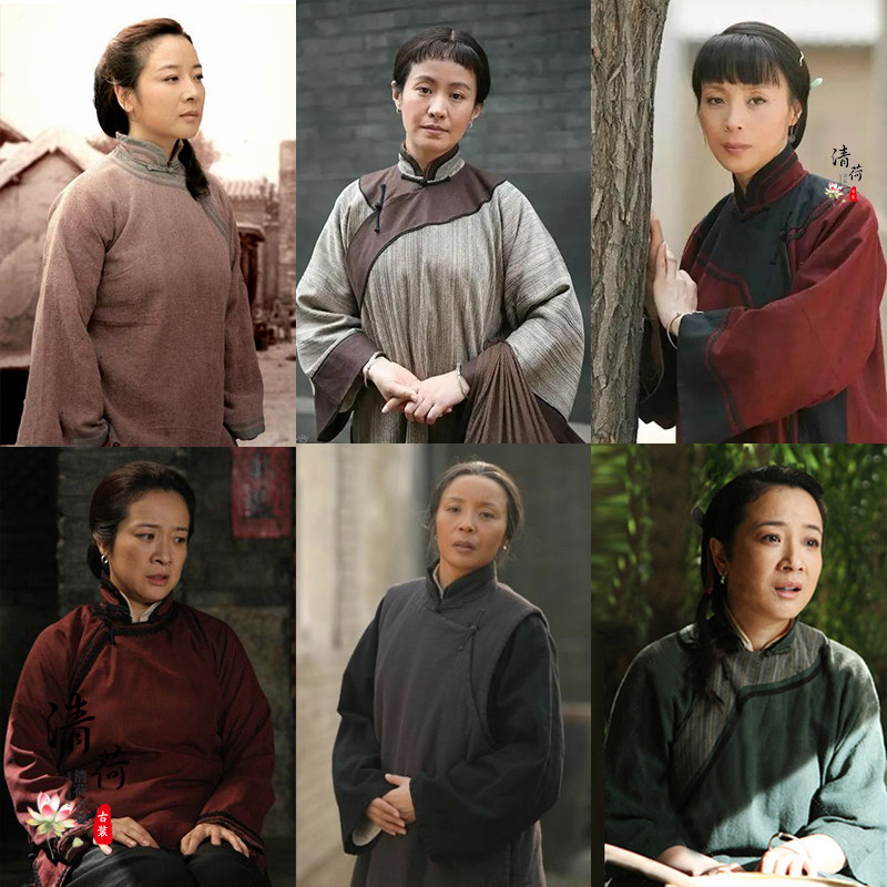影视古装白鹿原同款民国女古装棉麻佣人服村姑农村妇女老百姓群服