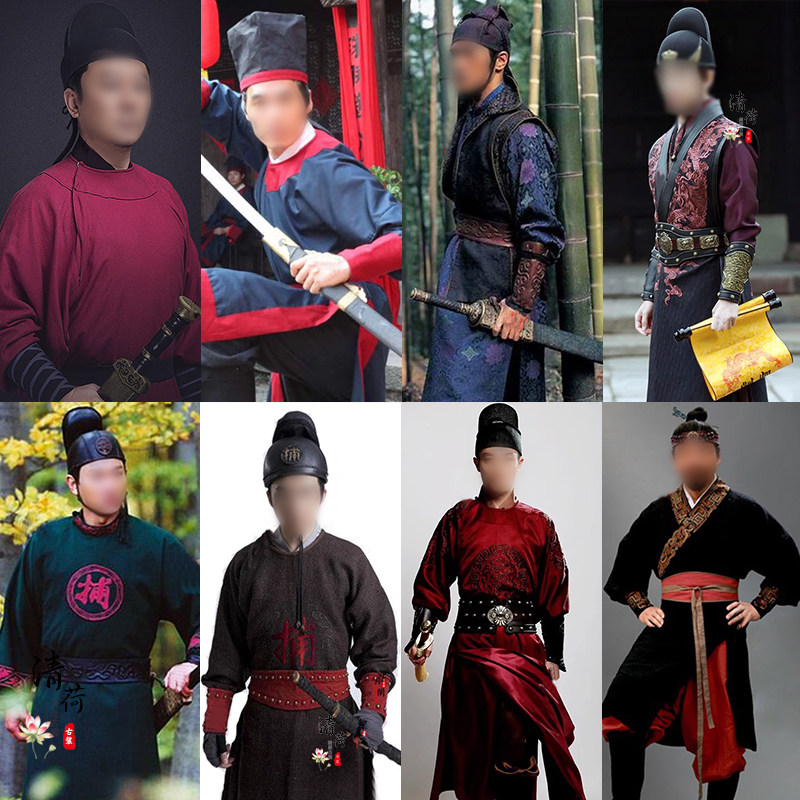 影视古装宋朝男士捕快服衙门衙役捕头装带刀侍卫侠客服大侠剑客装
