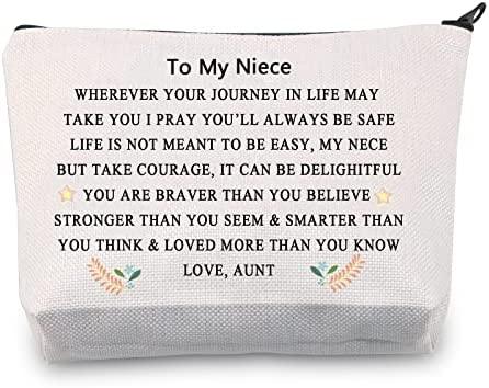 niece makeup bag niece gifts from aunt niece cosmetic bag zi