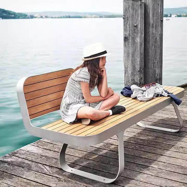 户外公园椅花园庭院阳台休闲椅简约长椅露台花园桌椅组合