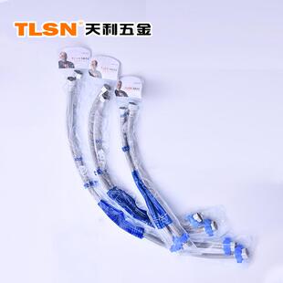 厂家直销不锈钢丝编织软管马桶伴侣面盆龙头热水器高压软管双头帽