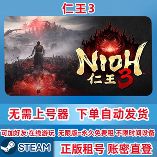 租号 在线联机 仁王3 账密登录 Nioh Steam正版