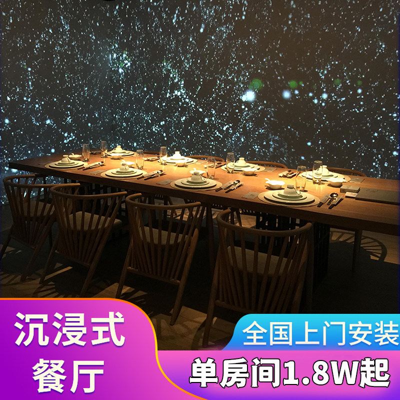 沉浸式投影系统3D裸眼全息立体成像剧本杀互动融合软件酒吧KTV