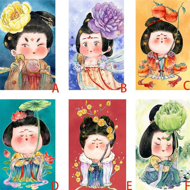 2020新款diy方钻满粘贴钻钻石画唐朝古风美人杨玉环杨