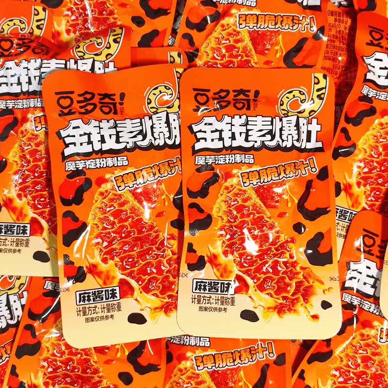豆多奇金钱素爆肚麻酱魔芋爽素肉素毛肚办公室解馋小吃休闲零食