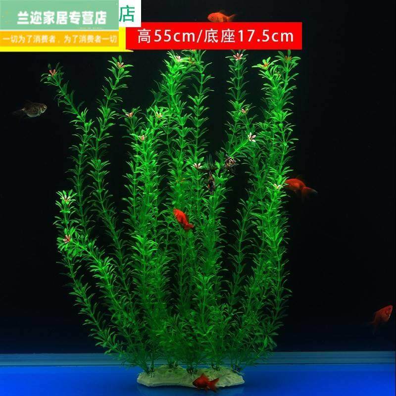 鱼缸水草植物用品仿真客厅造景仿真水草套餐假植后景海草大中套装