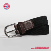 编织腰带松紧弹性免打孔男女款 拜仁慕尼黑足球俱乐部 2025新款