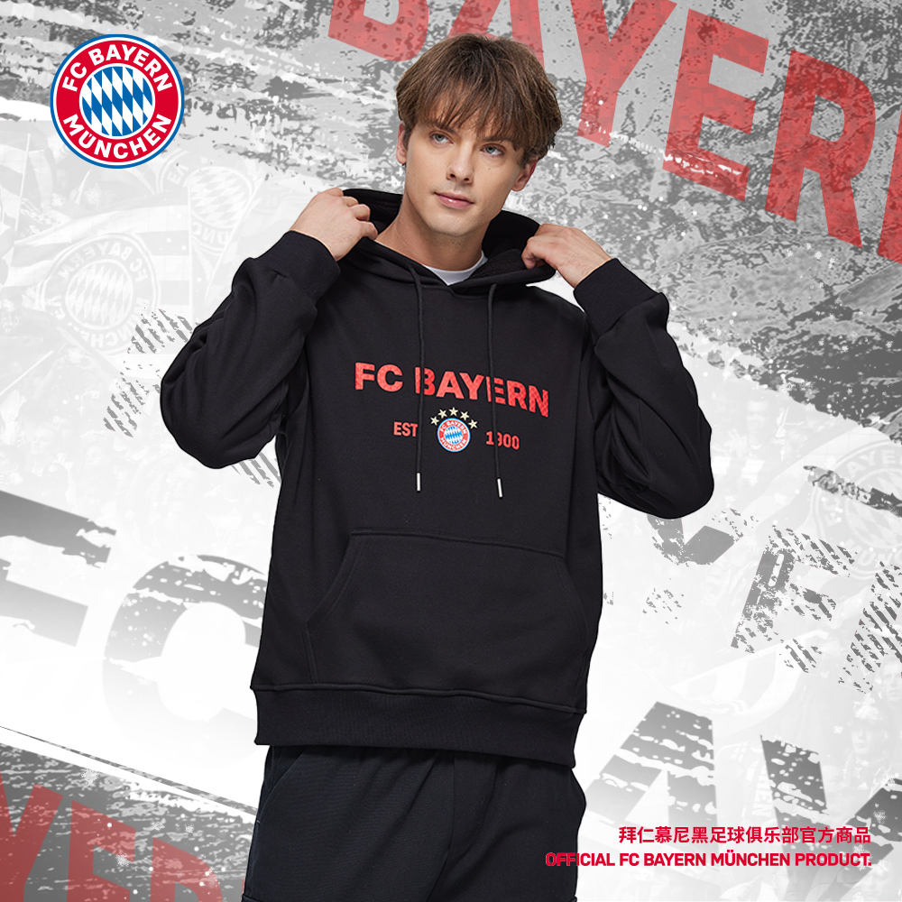 连帽卫衣FC拜仁时尚字母
