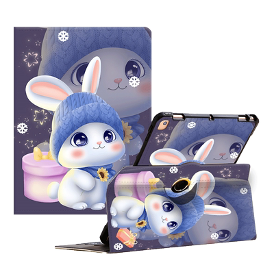 ipad10代旋转卡通竖支架外壳