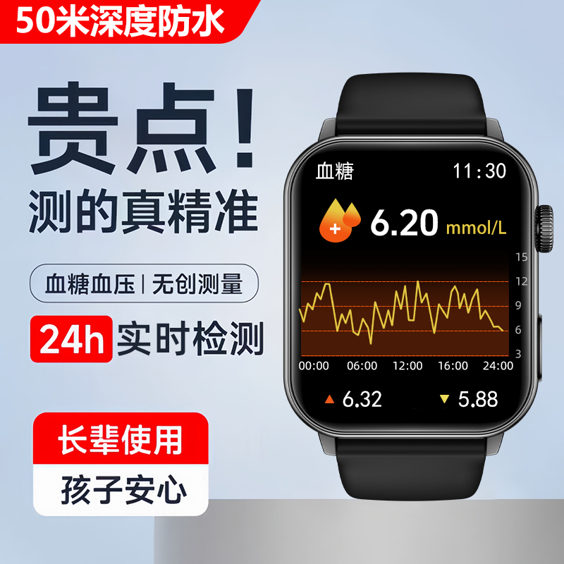 政府补贴精准度99%测血糖手表