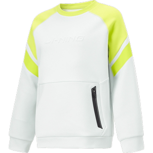 李宁童装男童卫衣大童2025秋冬款加绒保暖儿童运动外套上衣潮冬装