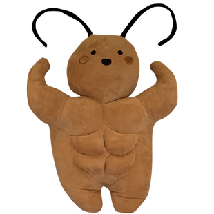 纯情蟑螂玩偶搞怪生日礼物女生送男友给女朋友闺蜜抽象腹肌大抱枕