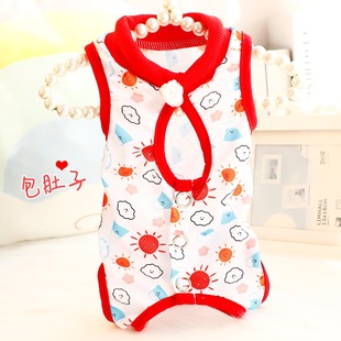 猫狗生理绝育服姨妈裤小型犬连体护肚衣服宠物护理衣服术后衣服